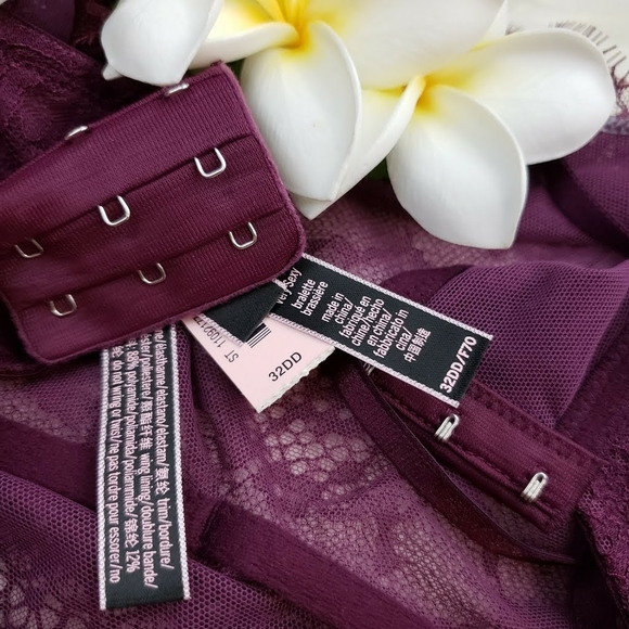 Victoria's Secret Bra 32DD Very Sexy Bralette Lace - Picture 6 of 8